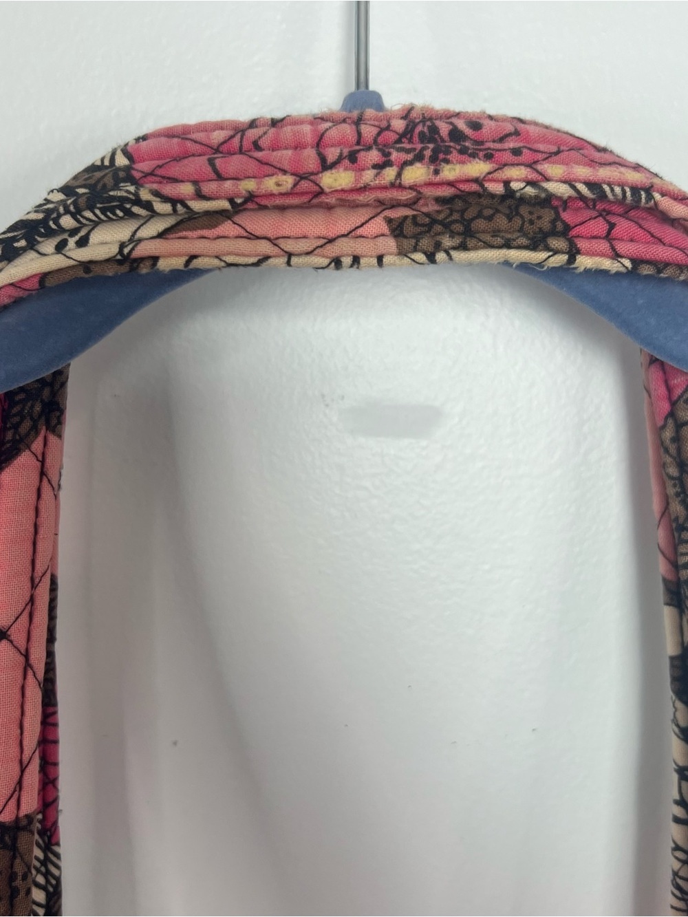 Vera Bradley Pink Floral Quilted Tote Bag Shoulder Purse Zip Top - Picture 10 of 17